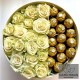 Sweet box с роз и Ferrero Rocher №32