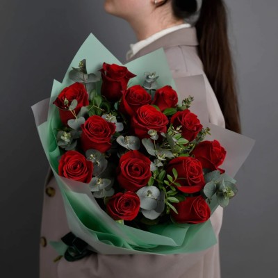 Букет роз 018